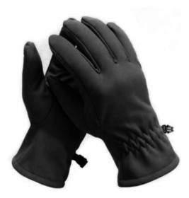 Перчатки LOGOS Softshell на флисе, черный