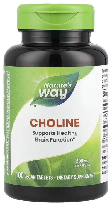 Choline 500 mg - 100 tabs, укр, укр