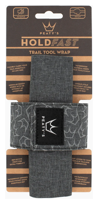 Органайзер на раму для инструмента Peaty's HoldFast Trail Tool Wrap, Slate Grey