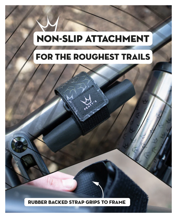 Органайзер на раму для инструмента Peaty's HoldFast Trail Tool Wrap, Slate Grey