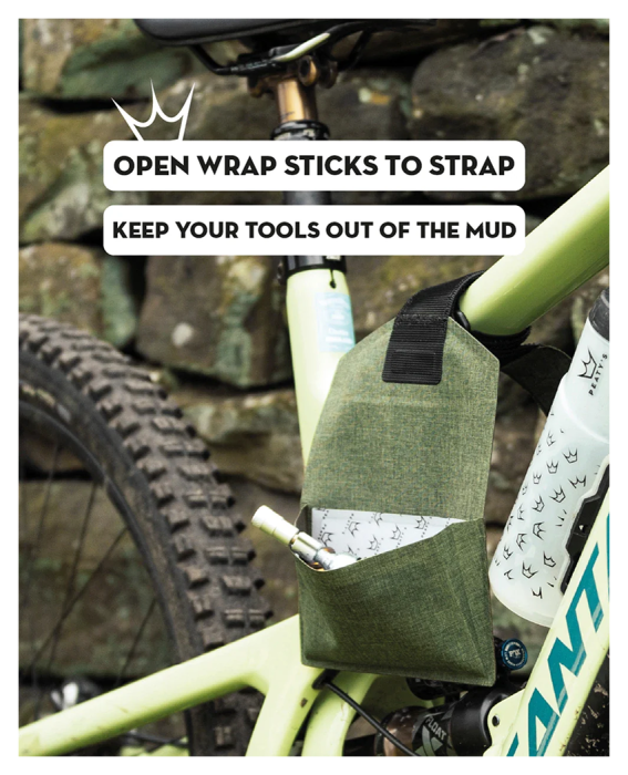 Органайзер на раму для инструмента Peaty's HoldFast Trail Tool Wrap, Slate Grey