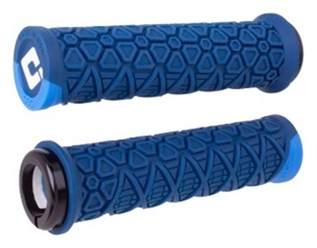 Гріпси ODI Vanquish, v2.1 Lock-On ,MTB , Closed End BLue/BLue/Black, укр, укр