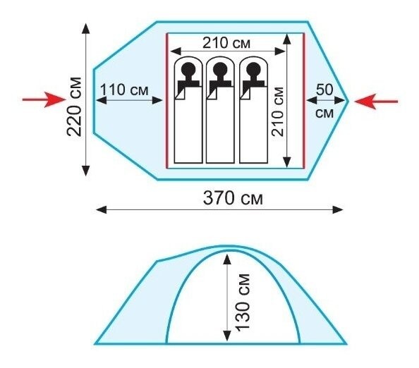 Палатка Tramp Lair 3 (v2)