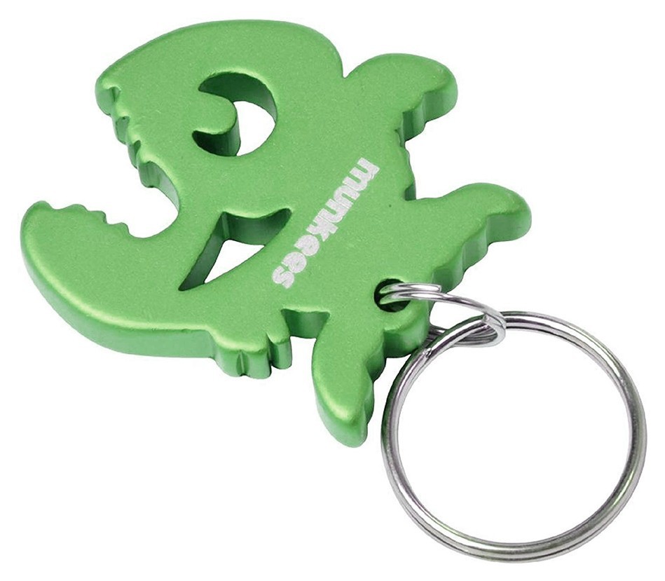 Munkees 3478 брелок-открывалка Pyranha grass green