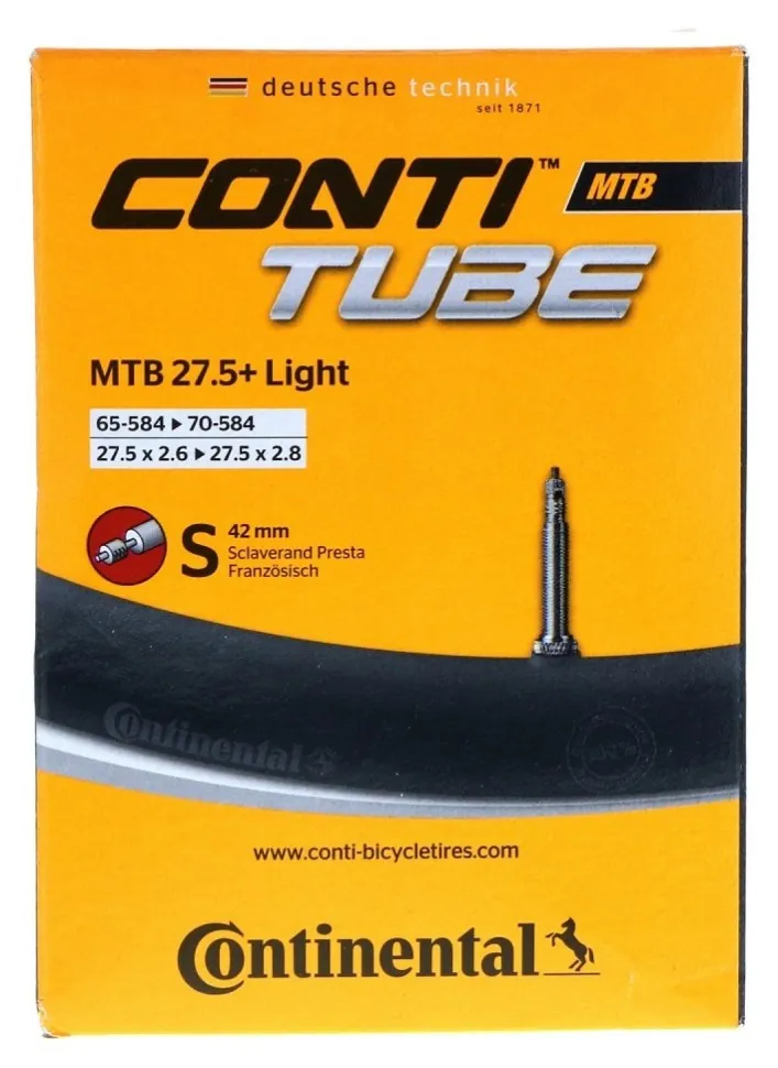 Камера Continental MTB Tube Light 27.5" S42 RE [47-584->60-584] (SPT_182341)