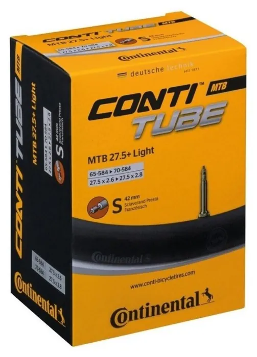 Камера Continental MTB Tube Light 27.5" S42 RE [47-584->60-584]