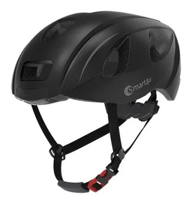 Захисний шолом Smart4u R55 (M) Black (55-59см), акустика, мікрофон, сигнали поворотів та стопів, додаток, пульт BR80