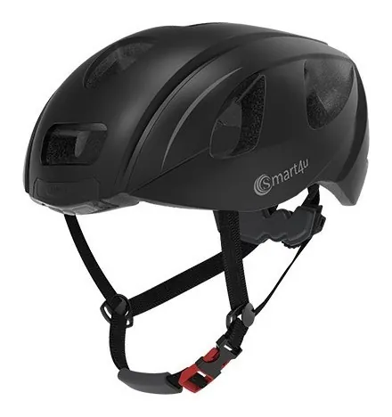 Захисний шолом Smart4u R55 (M) Black (55-59см), акустика, мікрофон, сигнали поворотів та стопів, додаток, пульт BR80 (KOS_ZHLIV-000R55-5240)
