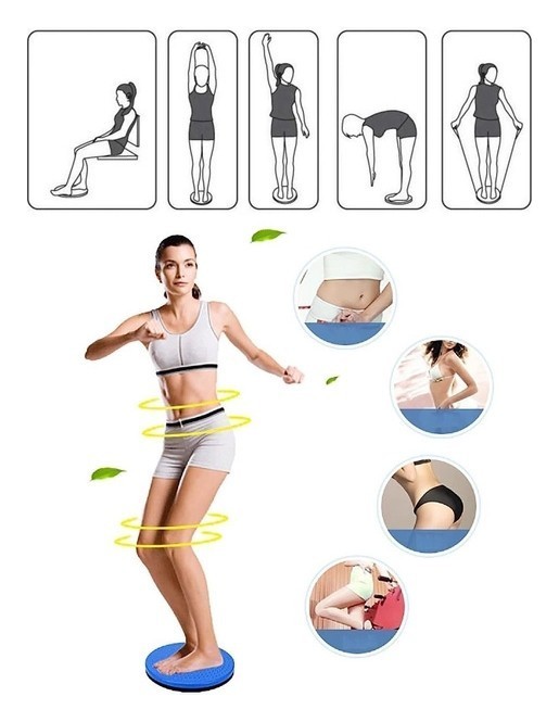 Диск здоровья EasyFit Waist Twisting фиолетовый