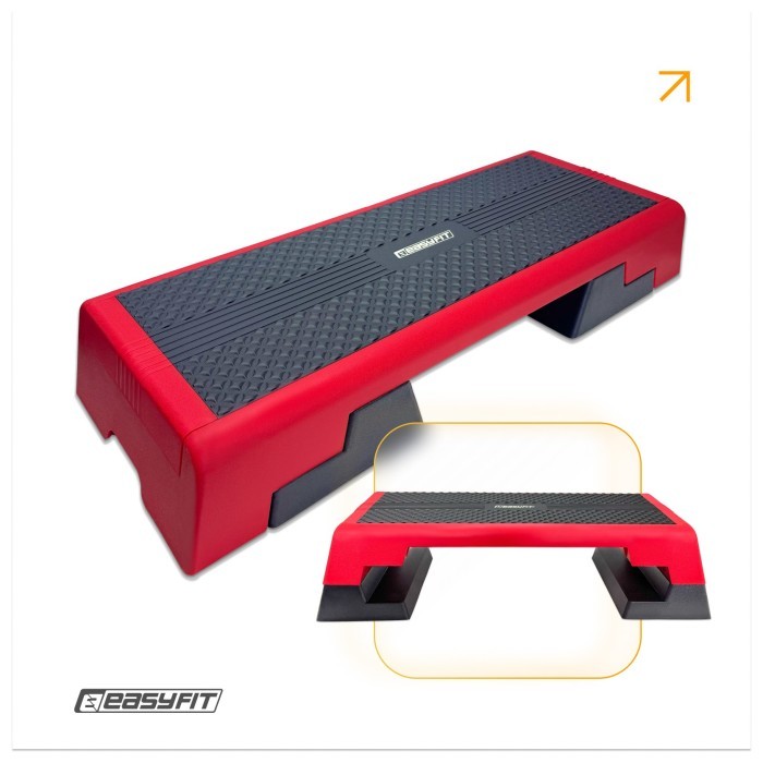 Степ для аеробіки 3-ступінчастий EasyFit, укр, укр
