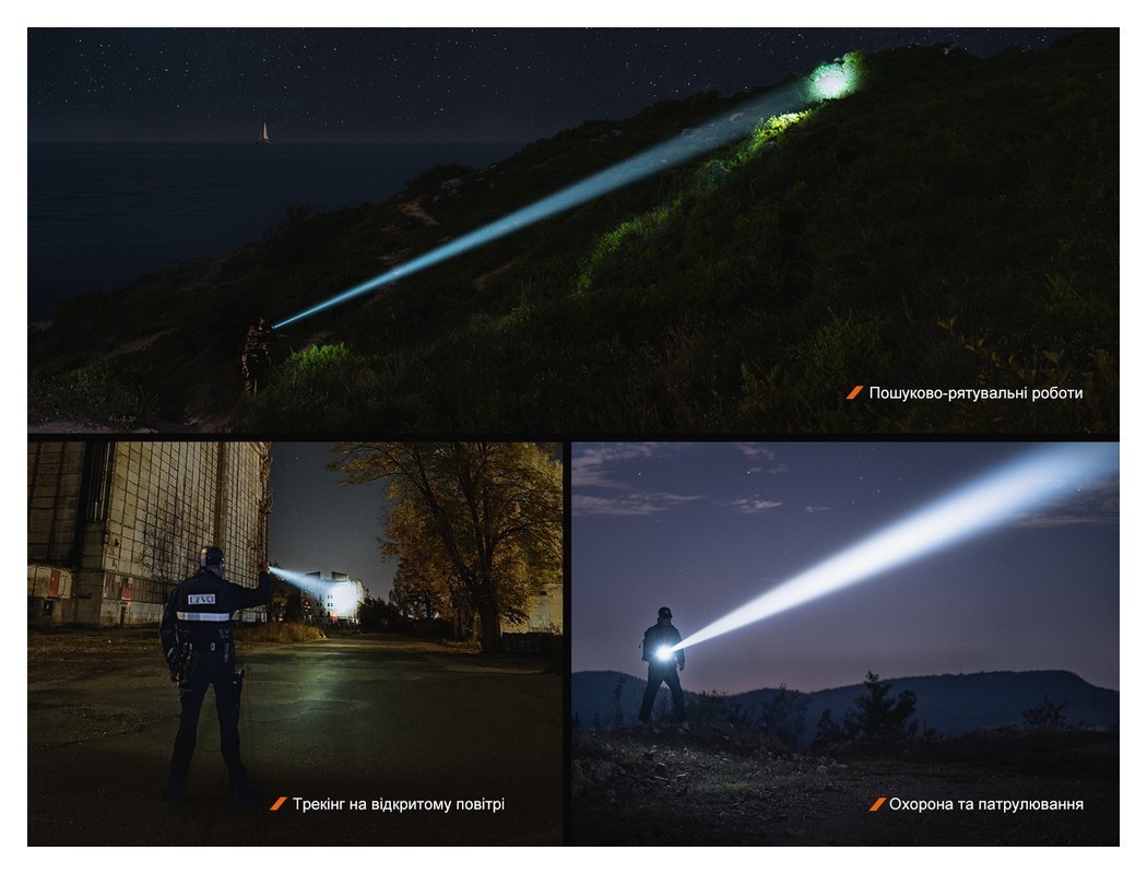 Ліхтар ручний лазерний Fenix TK30R, укр, укр