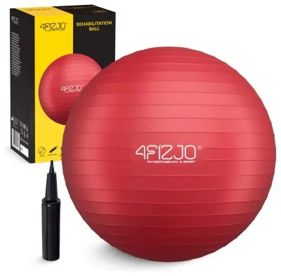 Мяч для фитнеса (фитбол) 4FIZJO 85 см Anti-Burst Red (P-5907739316387)