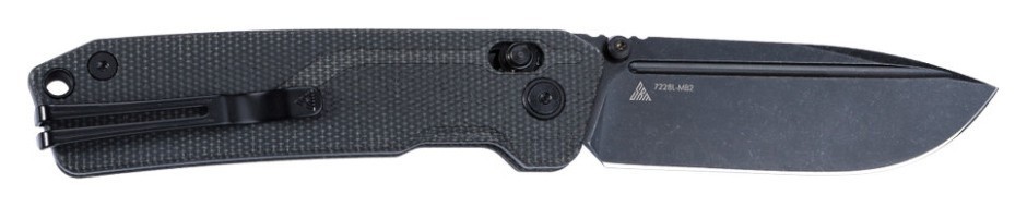 Ніж складаний SRM Rubik 7228L-MB2, чорний