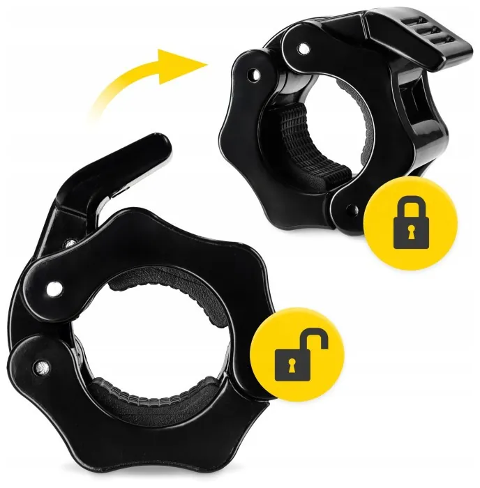 Замки (зажимы) для грифа 4FIZJO Quick Release 25 мм 2 шт (P-5905973407519)