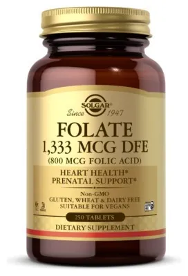 Folic Acid 800 mcg - 250 tabs