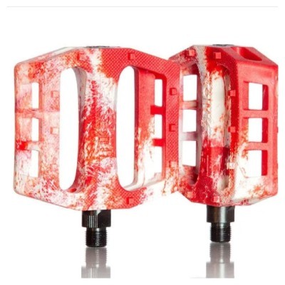 Педали Demolition Trooper Plastic, бело-красные