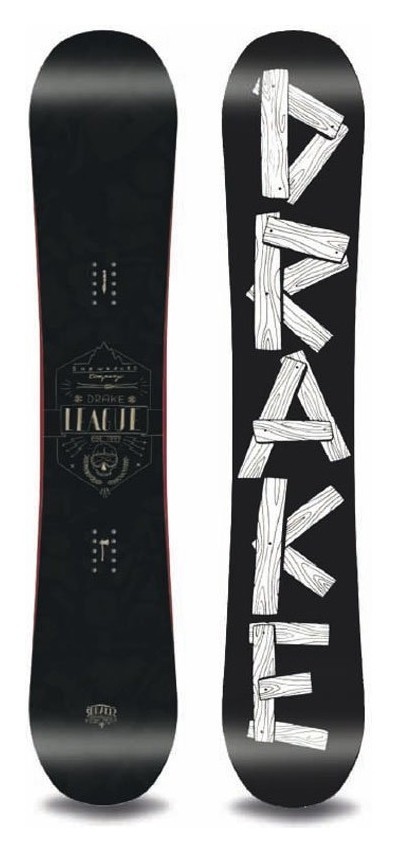 Сноуборд Drake LEAGUE 152 Black/White (76281007) O
