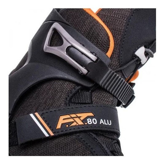 Роликовые коньки для взрослых K2 F.I.T. 80 ALU M 38 (6.0US) 240мм Black/dark grey/orange (30E0260.1.1)