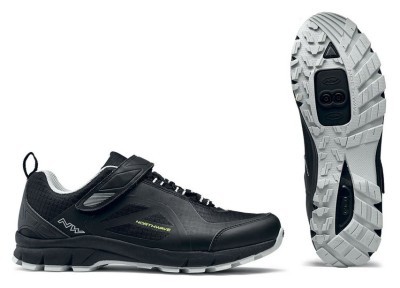 Туфли велосипедные Northwave ESCAPE EVO M 46 (13.0US) Black/green (80173010) O