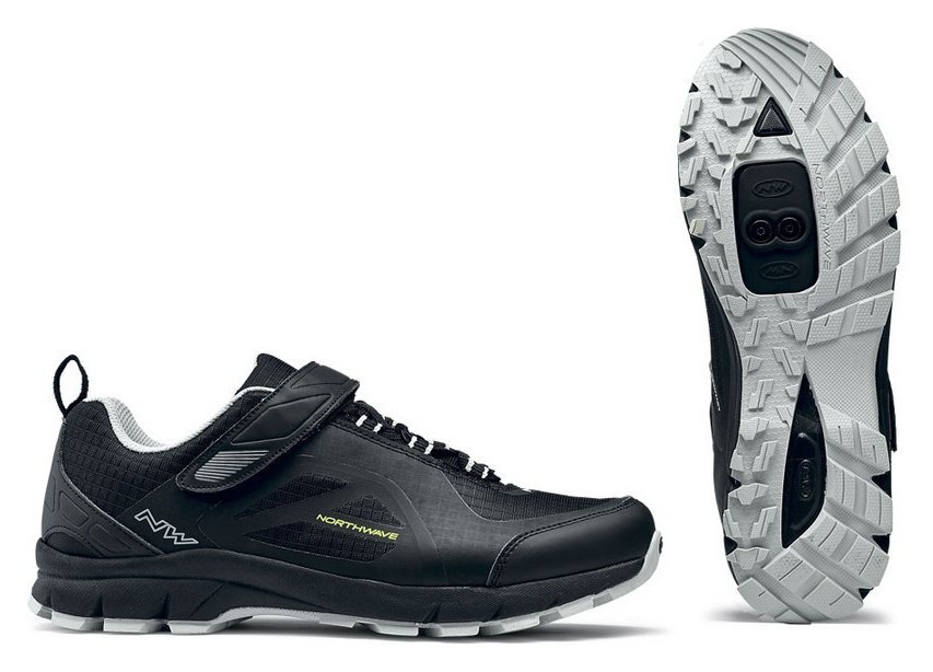 Туфли велосипедные Northwave ESCAPE EVO M 46 (13.0US) Black/green (80173010) O