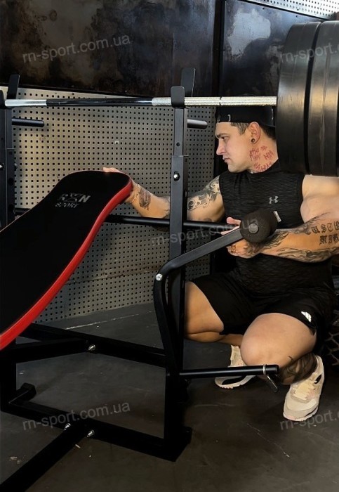 Лава для жима с тягой, 4 грифа, 100 кг блинов RN-Sport