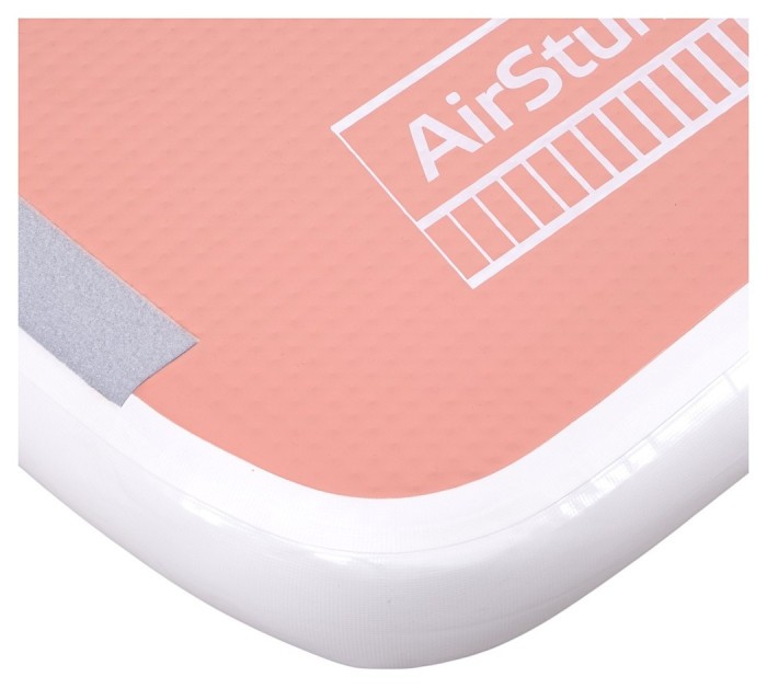 Килимок надувний inSPORTline Airstunt 400x100x10 см, рожевий