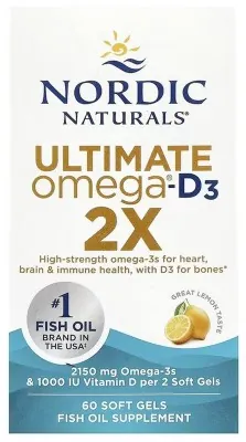 Ultimate Omega 2X D3 - 60 softgels