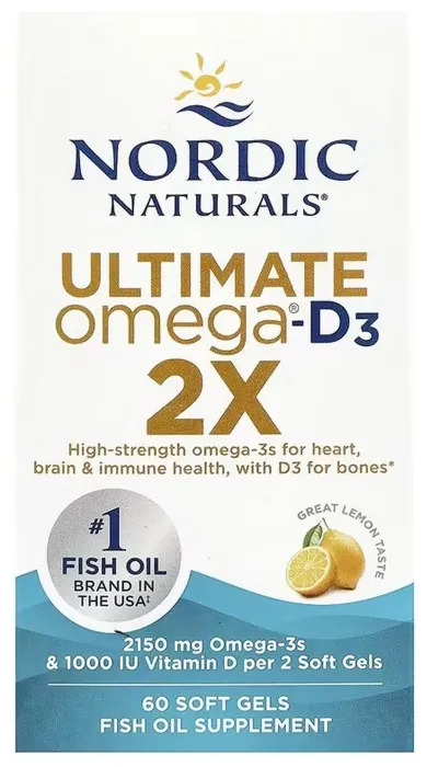 Ultimate Omega 2X D3 - 60 softgels