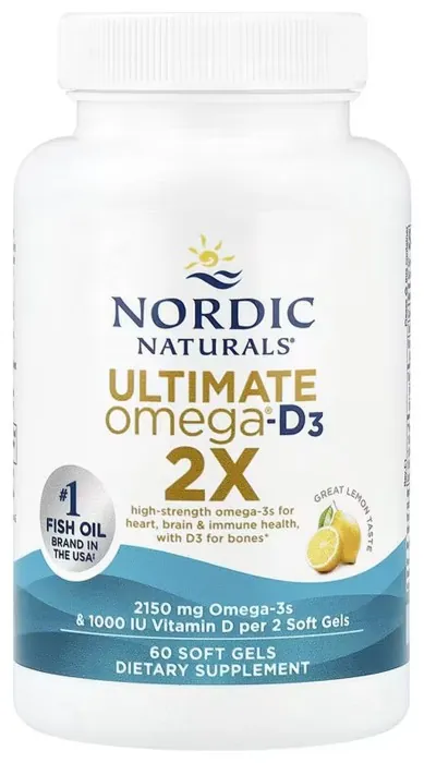 Ultimate Omega 2X D3 - 60 softgels