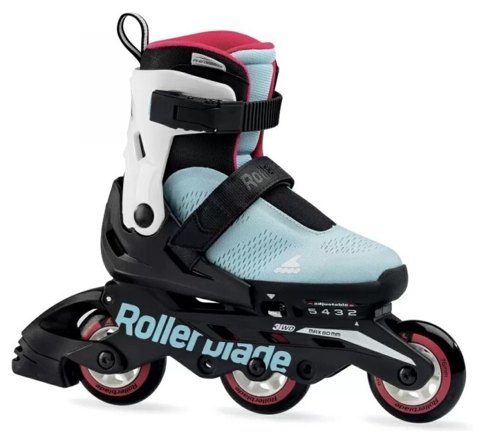 Комплект роликовые коньки Rollerblade Microblade Free 3WD G Blue + защита + защита