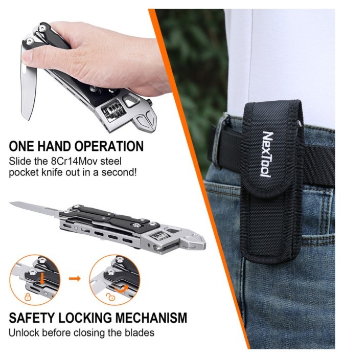 Мультитул NexTool Wrench W4, укр, укр