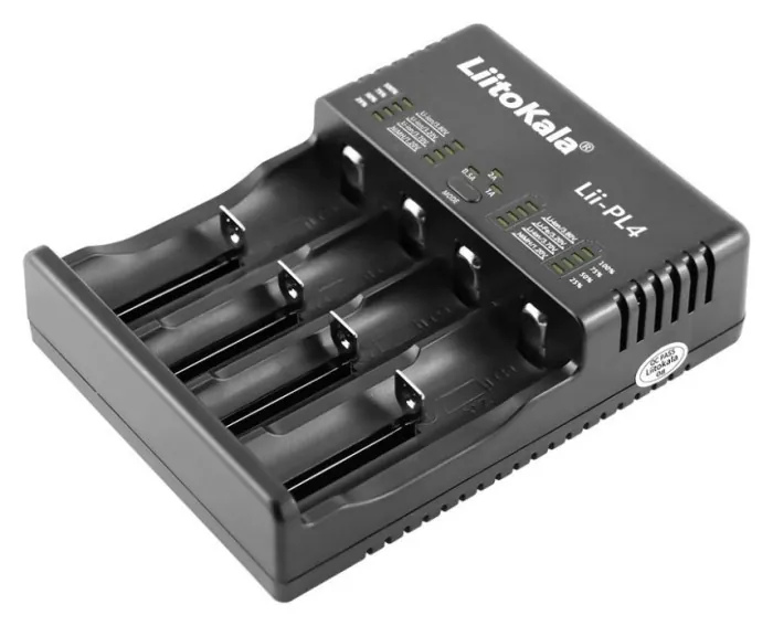 Зарядное устройство для Liitokala Lii-PL4, 4 канала, Ni-Mh/Li-ion/LiFePO4, 220V/12V, LED, Box