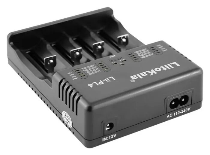 Зарядное устройство для Liitokala Lii-PL4, 4 канала, Ni-Mh/Li-ion/LiFePO4, 220V/12V, LED, Box