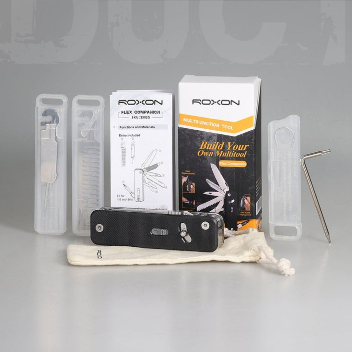 Мультитул Roxon Flex Companion S503G фіолетовий, укр, укр