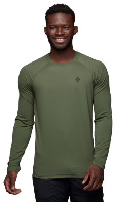 Футболка с длинным рукавом мужская Black Diamond M Alpenglow LS Crew, Tundra, M
