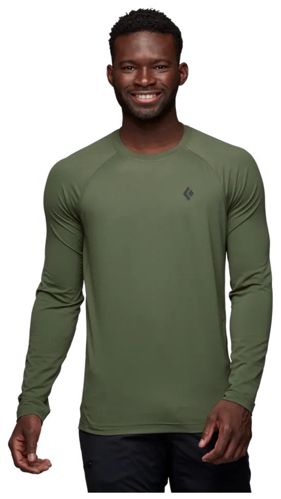 Футболка з довгим рукавом чоловіча Black Diamond M Alpenglow LS Crew, Tundra (M)