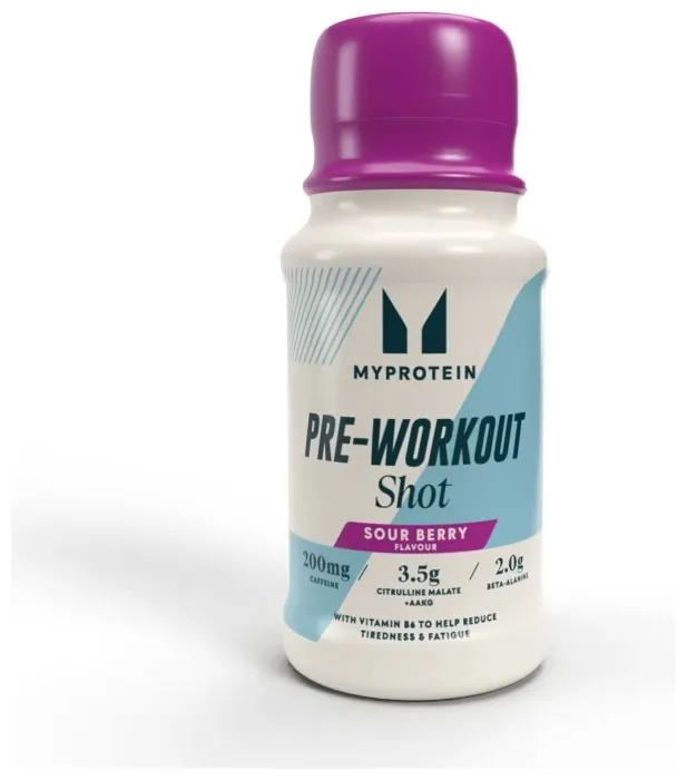Pre-Workout Shot - 60ml Sour Berry