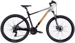 Велосипед AL 27,5" Leon XC 105 DD CS рама-19" срiблястий з чорним 2025 Велосипед AL 27,5" Leon XC 105 DD CS рама-19" срiблястий з чорним 2025