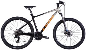 Велосипед AL 27,5&quot; Leon XC 105 DD CS рама-19&quot; срiблястий з чорним 2025