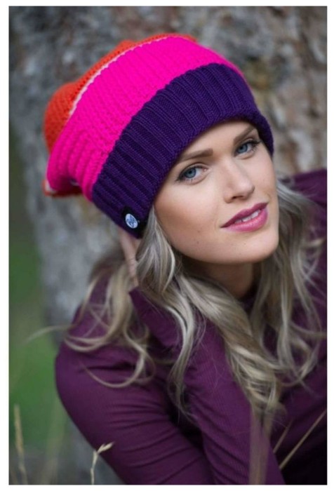 Шарф-труба-шапка Buff Knitted Neckwarmer Hat Ramdon, Red Clay