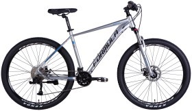 Велосипед AL 27,5" Formula ZEPHYR 2.0 DD CS рама-19" серебристый 2025