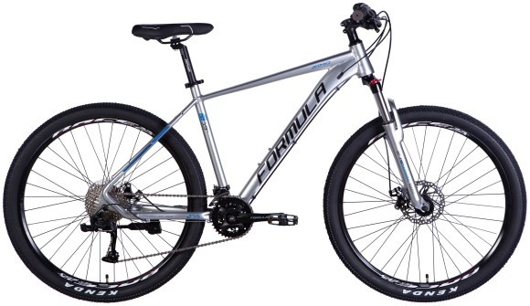 Велосипед AL 27,5" Formula ZEPHYR 2.0 DD CS рама-19" серебристый 2025