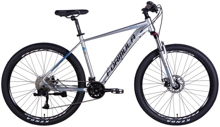 Велосипед AL 27,5" Formula ZEPHYR 2.0 DD CS рама-19" срiблястий 2025, укр, укр