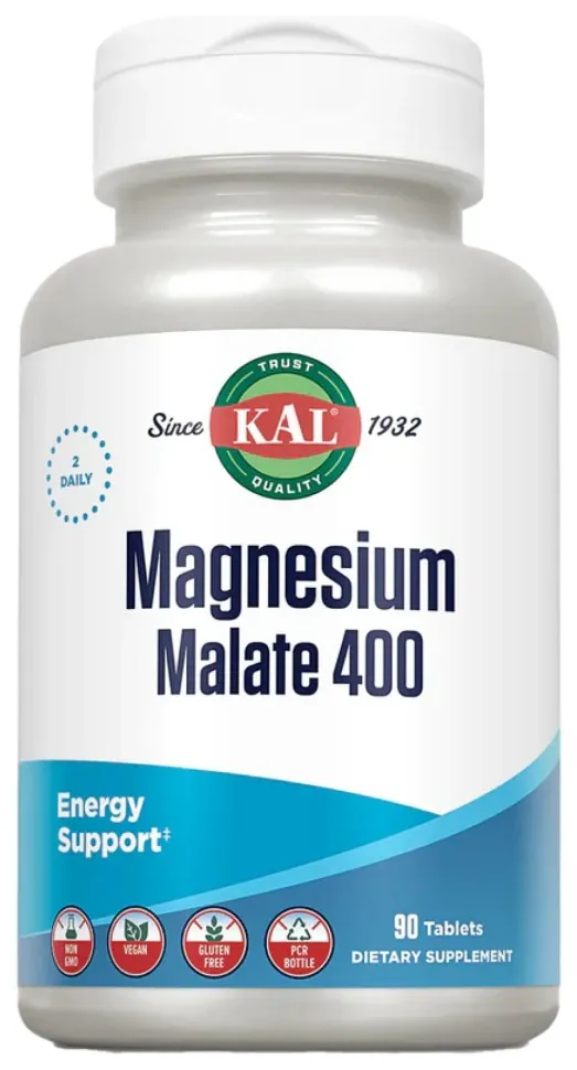 Magnesium Malate 400mg - 90 tabs
