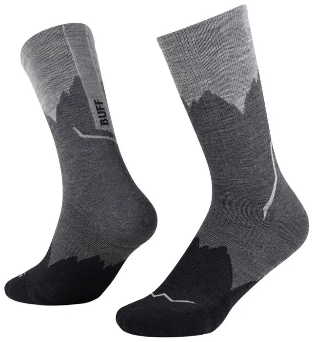 Шкарпетки Buff Merino Lightweight Crew Sock, Black, 42-44
