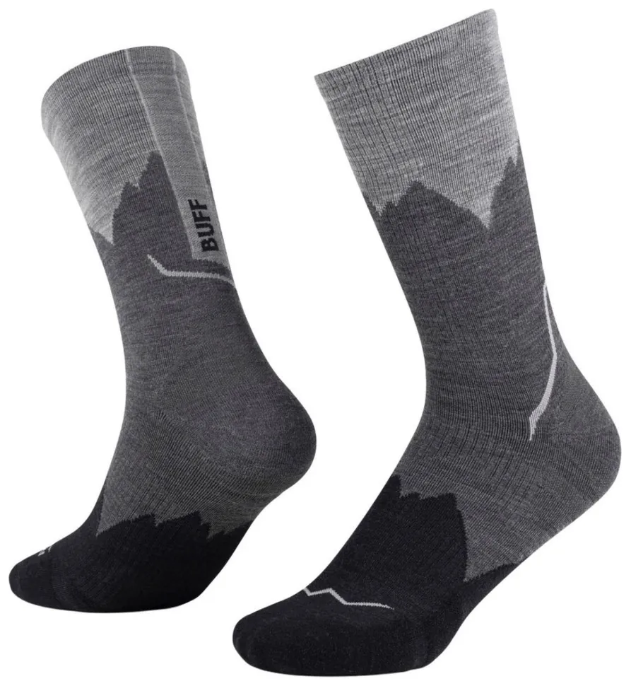 Шкарпетки Buff Merino Lightweight Crew Sock, Black, 42-44 (SHM_BU 137796.999.05.00)