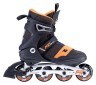 Роликові коньки для дорослих K2 F.I.T. 80 ALU M 39 (6.5US) 245мм Black/dark grey/orange (30E0260.1.1), укр Фото - 1