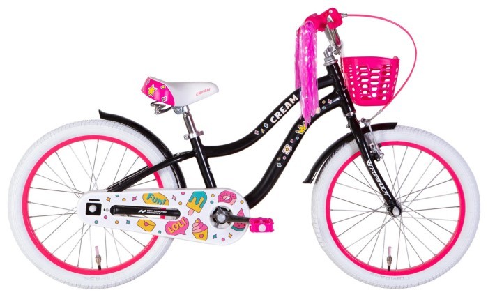 Велосипед AL 20" Formula Kid CREAM BH рама-10" черный с розовым 2026