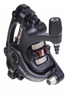 Тормоз диск. передн. механ. 160мм TRP Spyre (без ротора, c адапт.) (черный)