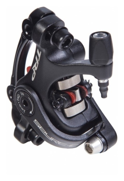 Гальмо диск. передн. механ. 160мм TRP Spyre (без ротора, з адапт.) (чорний), укр, укр